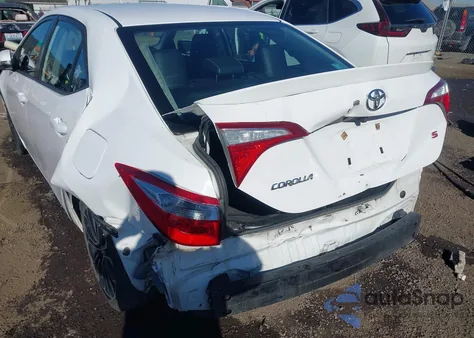 2015 Toyota Corolla S Plus из США, поврежденный, VIN 2T1BURHE0FC401418